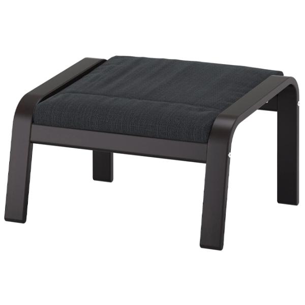 Fotoliu moale Ikea Poang Anthracite / Stofă  photo 1