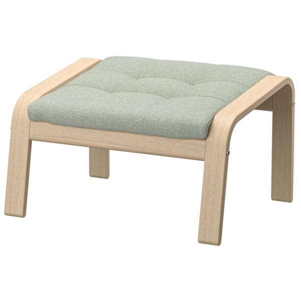 Fotoliu moale Ikea Poang  Light Green / Stofă  photo 1