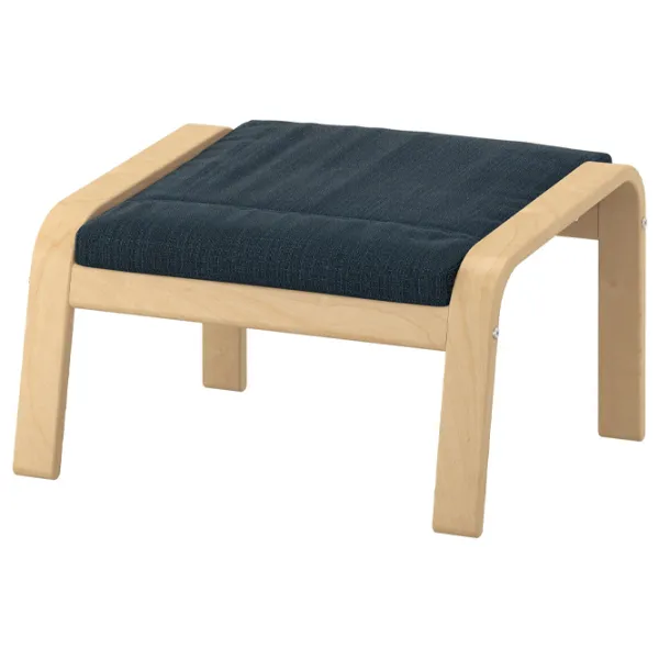 Fotoliu moale Ikea Poang Dark Blue / Stofă  photo 1