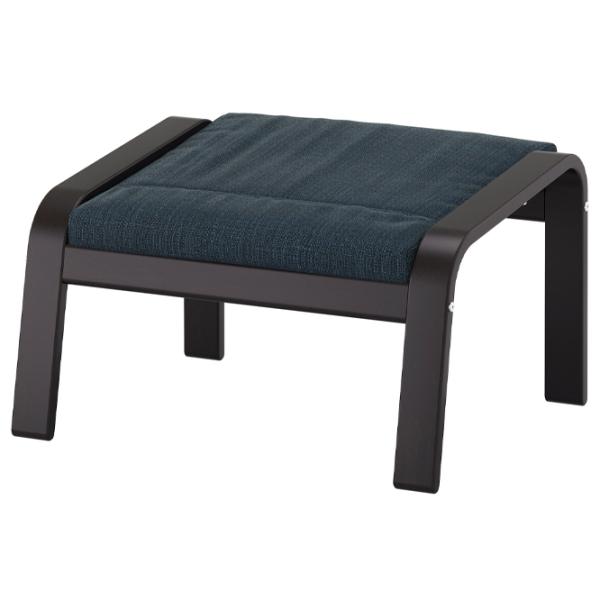 Fotoliu moale Ikea Poang Dark Blue / Stofă  photo 1