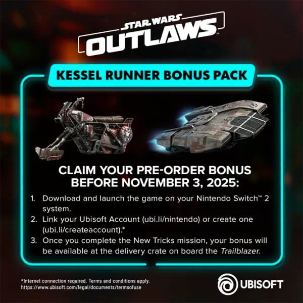 Star Wars Outlaws Gold Edition Game for Nintendo Switch 2 photo 2