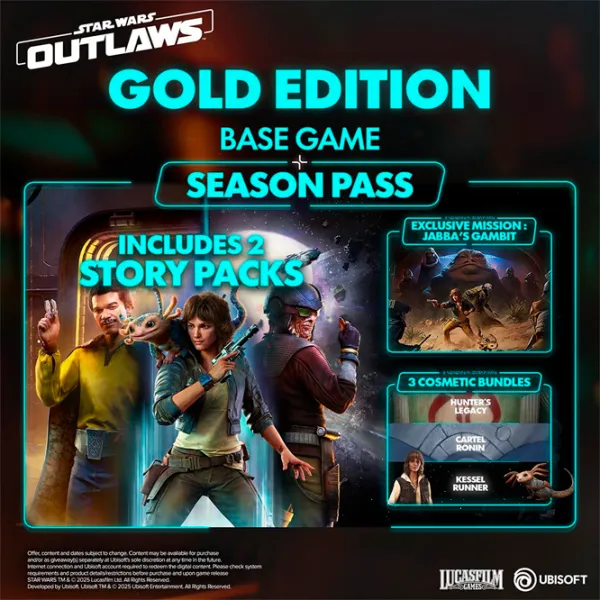 Star Wars Outlaws Gold Edition Game for Nintendo Switch 2 photo 3