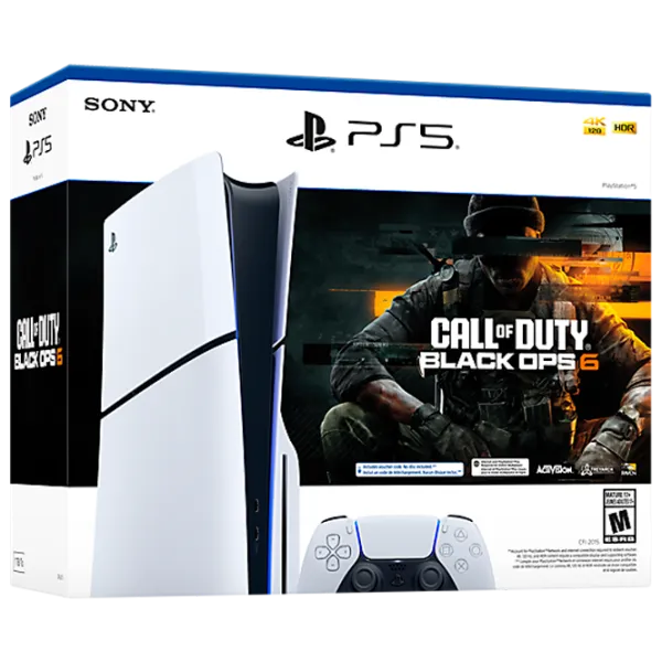 Sony PlayStation 5 Slim Disc Edition Call of Duty Black Ops 6 Bundle 1 ТБ / Белый photo 1