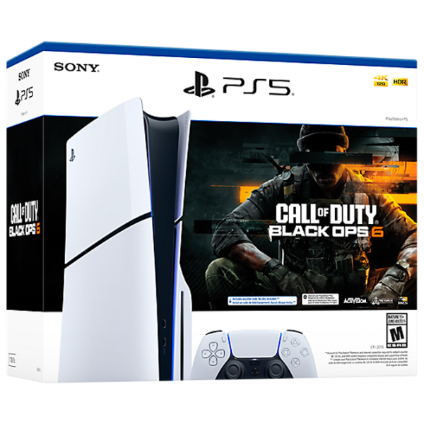Sony PlayStation 5 Slim Disc Edition Call of Duty Black Ops 6 Bundle 1 ТБ / Белый photo 1