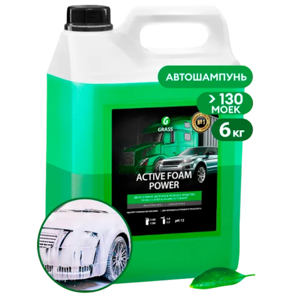 Средство для ухода Grass Active Foam Power Пластик / кузов photo 1