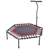 Фитнес батут 4Play AT101   / Красный / Диаметр - 129 см