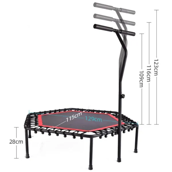Trambulină fitness 4Play AT101   / Red / Diametru - 129 cm photo 2