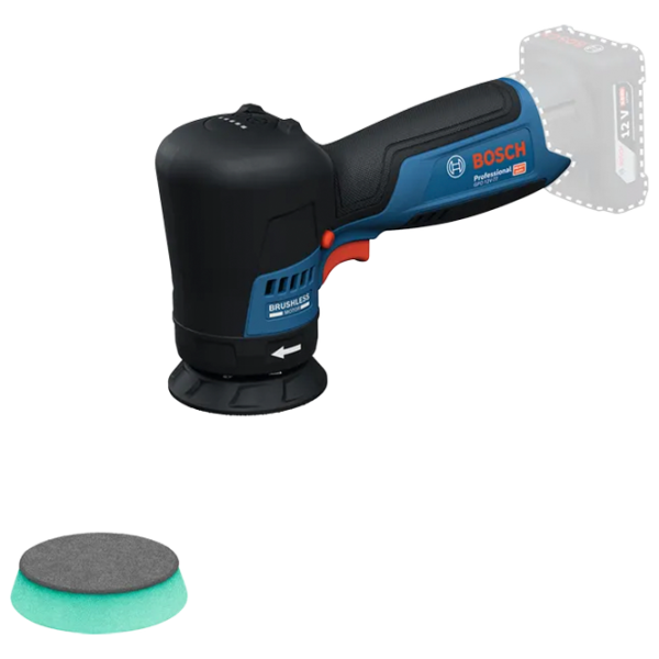 Mașină de lustruit Bosch GPO 12V-77 Cu excentric / / Blue photo 2
