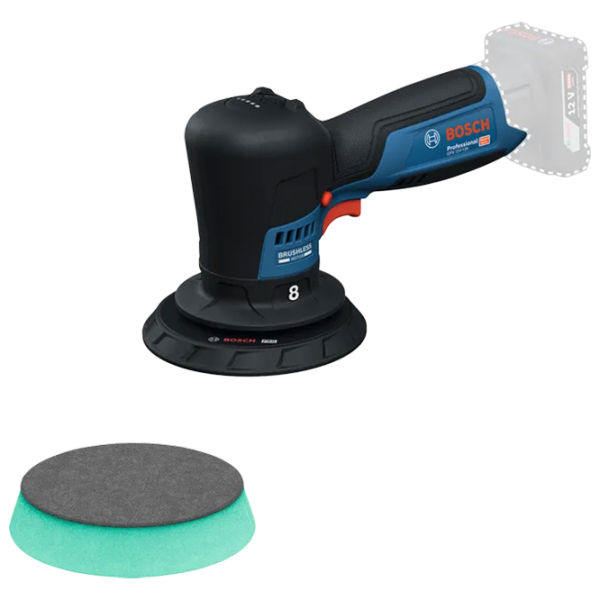 Mașină de lustruit Bosch GPX 12V-125 Cu excentric / / Blue photo 2 Mașină de lustruit Bosch GPX 12V-125 Cu excentric / / Blue photo 2