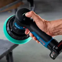Mașină de lustruit Bosch GPX 12V-125 Cu excentric / / Blue photo 6