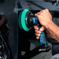 Mașină de lustruit Bosch GPX 12V-125 Cu excentric / / Blue photo 7
