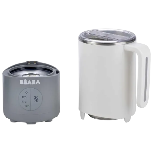 Încălzitor pentru biberoane Beaba MilkPrep  Electronic/ White photo 2