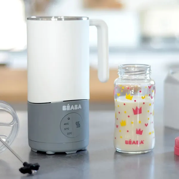 Încălzitor pentru biberoane Beaba MilkPrep  Electronic/ White photo 4