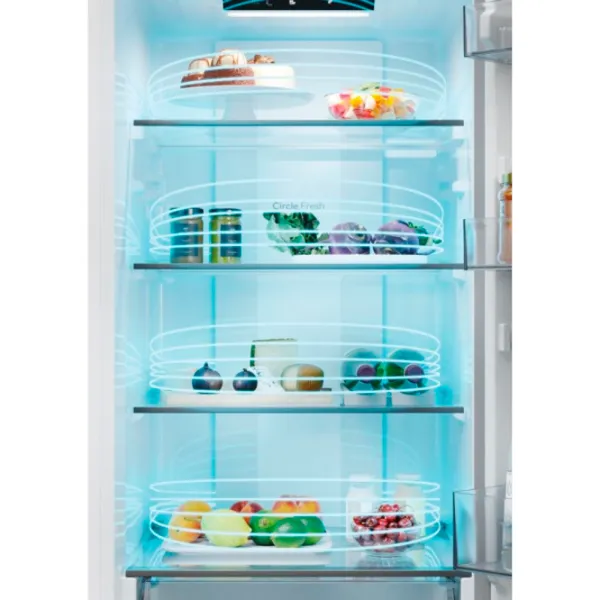 Frigider Candy CNCQ2T518EW cu congelator jos 279 l / 182.5 cm / White photo 9
