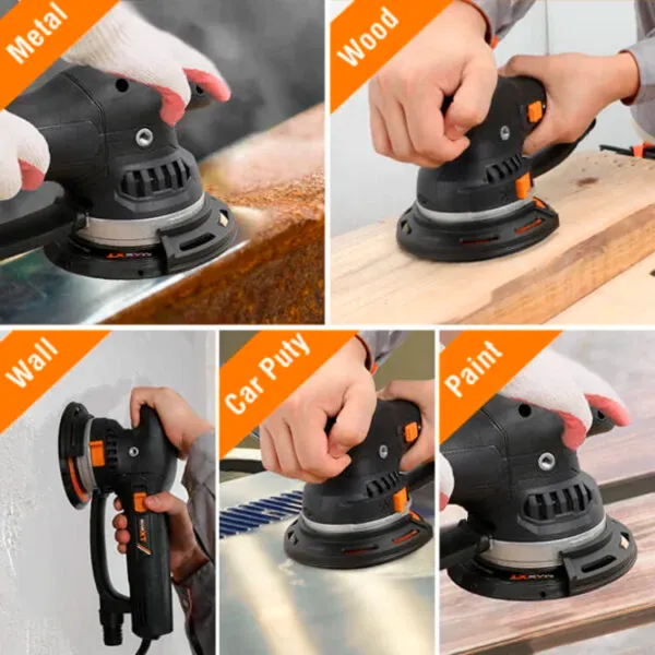 Șlefuitor MaxXT MDMS800 Orbital / 800 W / Black photo 3 Șlefuitor MaxXT MDMS800 Orbital / 800 W / Black photo 3