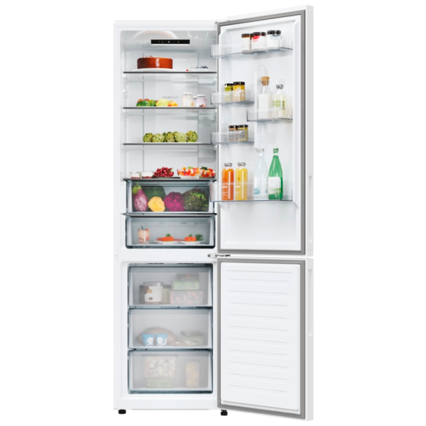 Frigider Candy ECN2CQTEW206 cu congelator jos 409 l / 205 cm / White photo 3