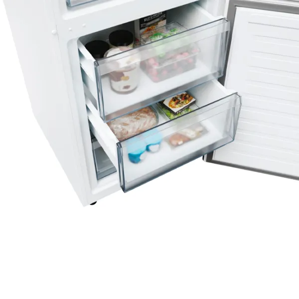 Frigider Candy ECN2CQTEW206 cu congelator jos 409 l / 205 cm / White photo 13