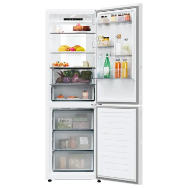Frigider Candy ECN4CQTEW186 cu congelator jos 355 l / 185 cm / White photo 2