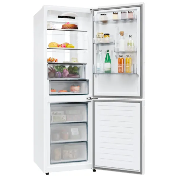 Frigider Candy ECN4CQTEW186 cu congelator jos 355 l / 185 cm / White photo 5