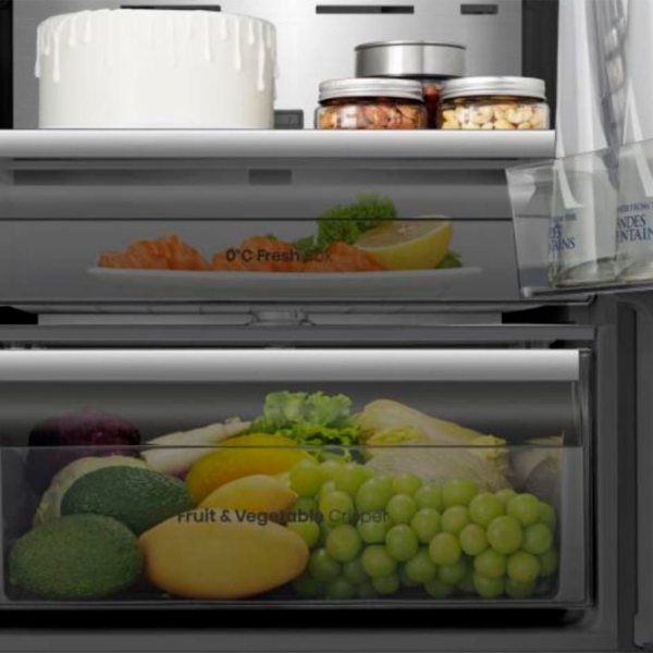 Frigider Hisense RB5K330GSFC cu congelator jos 330 l / 185.6 cm / Black photo 11