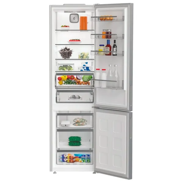 Frigider Whirlpool WHK 25404 XP5E cu congelator jos 355 l / 203.5 cm / Inox photo 2