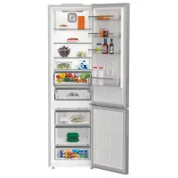 Frigider Whirlpool WHK 25404 XP5E cu congelator jos 355 l / 203.5 cm / Inox photo 2