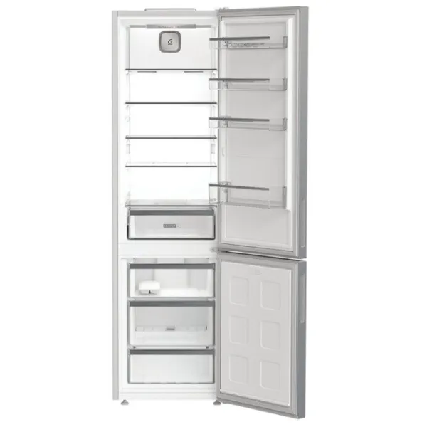 Frigider Whirlpool WHK 25404 XP5E cu congelator jos 355 l / 203.5 cm / Inox photo 4
