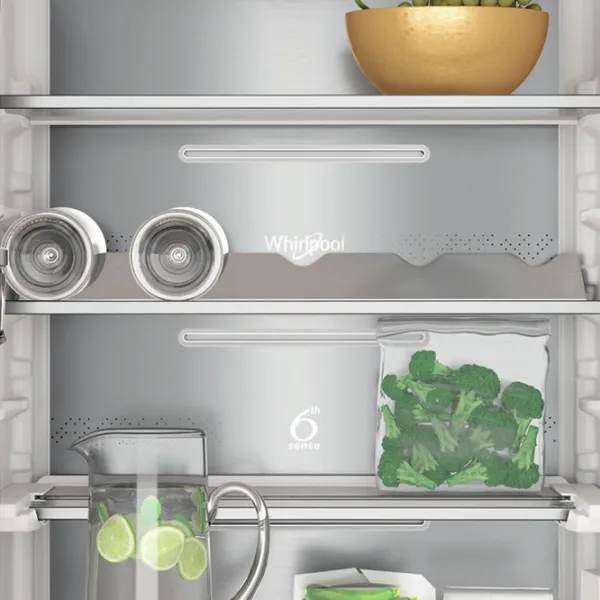 Frigider Whirlpool WHC20 T573 P cu congelator jos 280 l / 193.5 cm / White photo 6