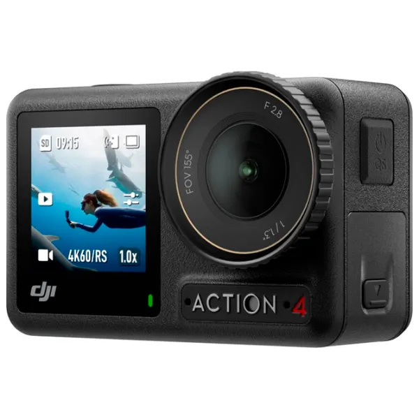 Cameră action DJI Osmo Action 4 Standard Combo  / 1770 mAh / Black photo 3