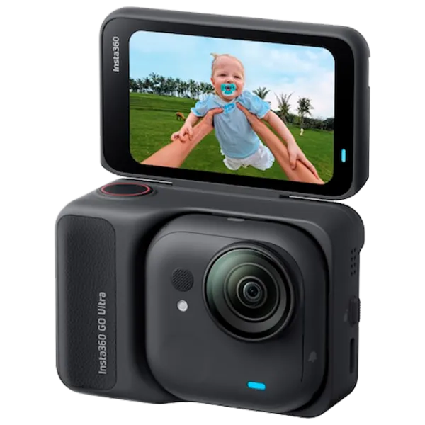 Cameră action Insta360 GO Ultra Standard Bundle  / 1450 mAh / Midnight Black photo 1