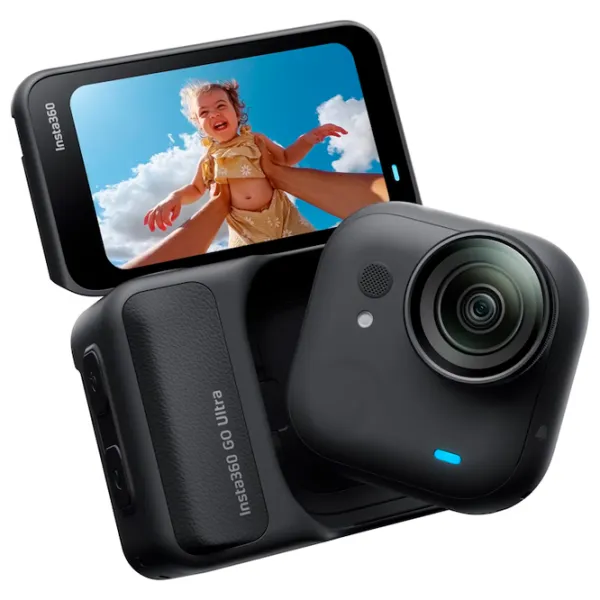 Cameră action Insta360 GO Ultra Standard Bundle  / 1450 mAh / Midnight Black photo 3