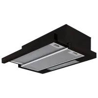 Hotă Candy CBT625/2B/1 Telescopică/ Black/ Gray photo 2