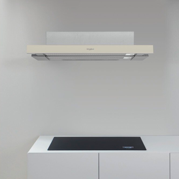 Вытяжка Whirlpool AKR 750 G SD Телескопическая/ Слоновая кость/ Серый photo 5