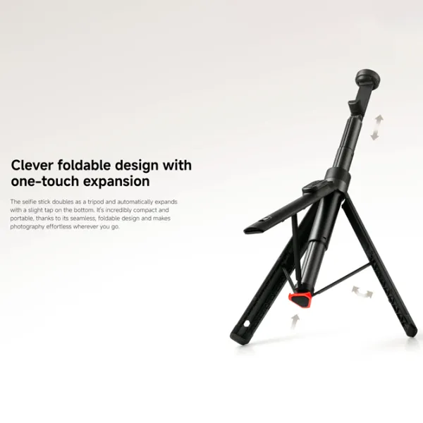 Selfie Stick Xiaomi Zoom Floor Bluetooth / Black photo 4
