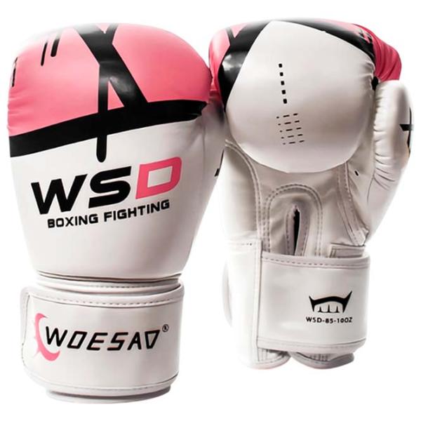 Mănuși de lupte Woesa WSDS85 Box / Copii / 12 oz / White-Pink photo 1 Mănuși de lupte Woesa WSDS85 Box / Copii / 12 oz / White-Pink photo 1