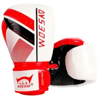 Mănuși de lupte Woesa WSDF95WR Box / Copii / 14 oz / White-Red