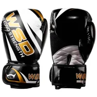 Боевые перчатки Woesa WSDX18 Бокс / Дети / 12 oz / Черный