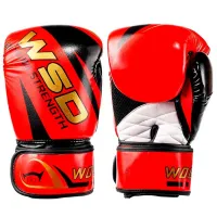 Боевые перчатки Woesa WSDX18 Бокс / Дети / 14 oz / Красный