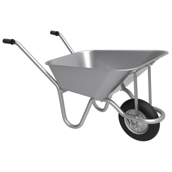 Roabă Clasică Bisonte BT1009282  70l / Silver photo 1