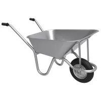 Тачка Классическая Bisonte BT1009282  70л / Серебряный