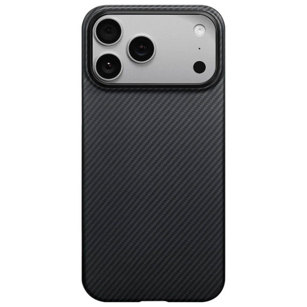 Чехол для смартфона Apple iPhone 17 Pro Max Pitaka / MagSafe Back / ПК / Серый Черный photo 1