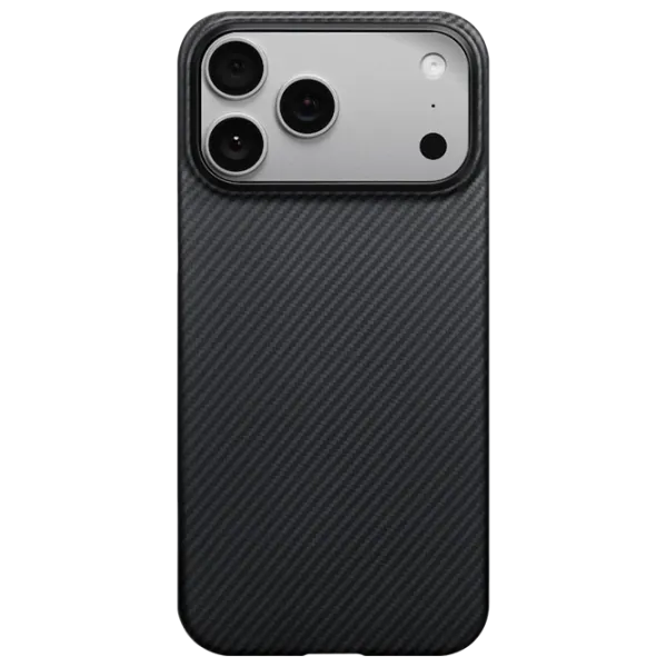 Чехол для смартфона Apple iPhone 17 Pro Pitaka / MagSafe Back / ПК / Серый Черный photo 1