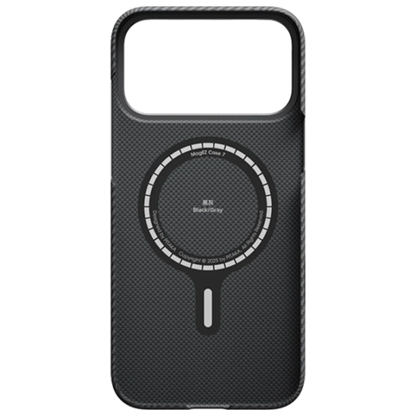 Чехол для смартфона Apple iPhone 17 Pro Pitaka / MagSafe Back / ПК / Серый Черный photo 2
