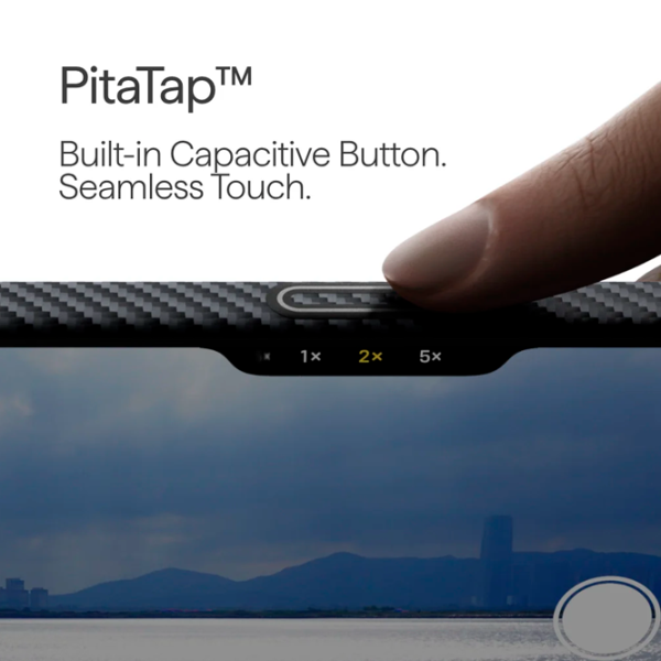 Чехол для смартфона Apple iPhone 17 Pro Pitaka / MagSafe Back / ПК / Серый Черный photo 4