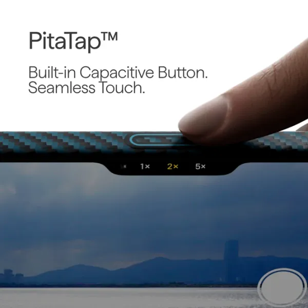 Чехол для смартфона Apple iPhone 17 Pro Pitaka / MagSafe Back / ПК / Черный Синий photo 4