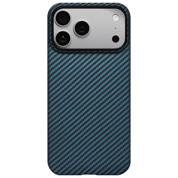 Чехол для смартфона Apple iPhone 17 Pro Max Pitaka / MagSafe Back / ПК / Черный Синий photo 1