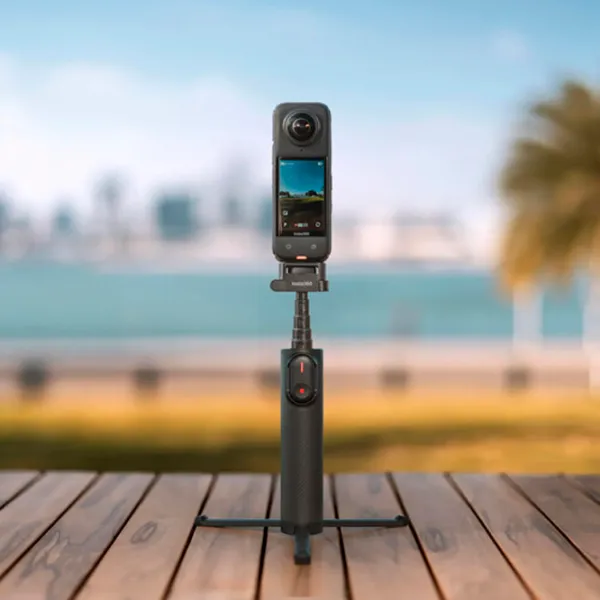 Селфи палка Insta360 Foldable 2-in-1 Remote Kit Bluetooth / Черный photo 7