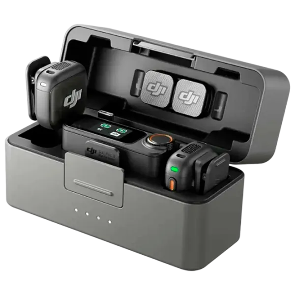 Microfon DJI Mic 3 (2 TX + 1 RX + Charging Case) Black photo 1