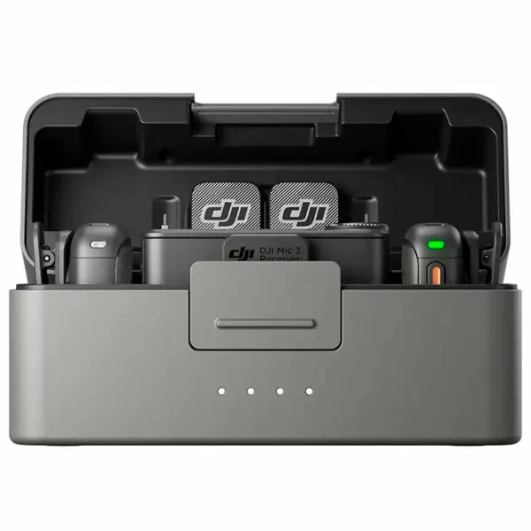 Microfon DJI Mic 3 (2 TX + 1 RX + Charging Case) Black photo 2
