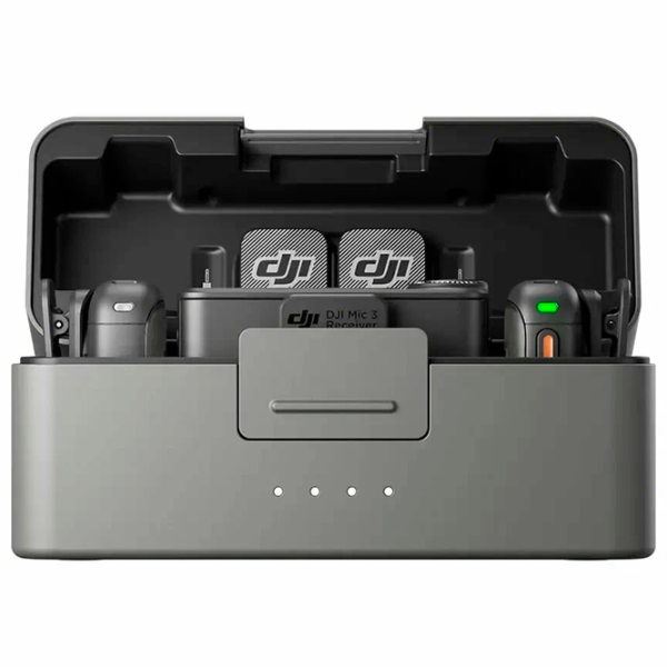 Microfon DJI Mic 3 (2 TX + 1 RX + Charging Case) Black photo 2